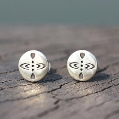 Mindfulness reminder - Metal pins with Mindfulness symbol