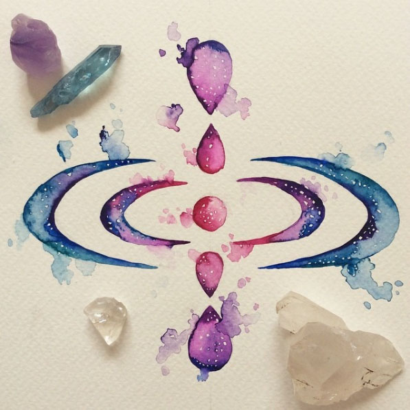 Artistic interpretation of the mindfulness symbol