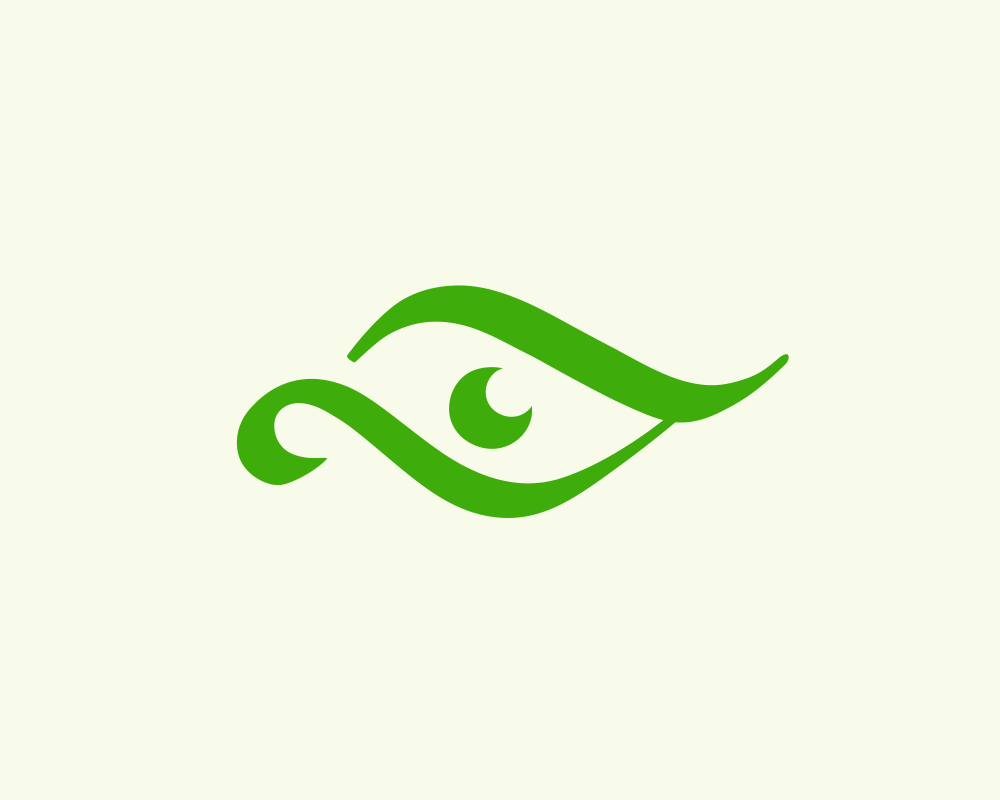 Natural eyesight improvement symbol